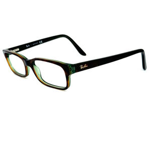 Ray-Ban Eyeglasses Frames RB5187 2445 Brown Rectangular Full Rim 52-16-140 14470